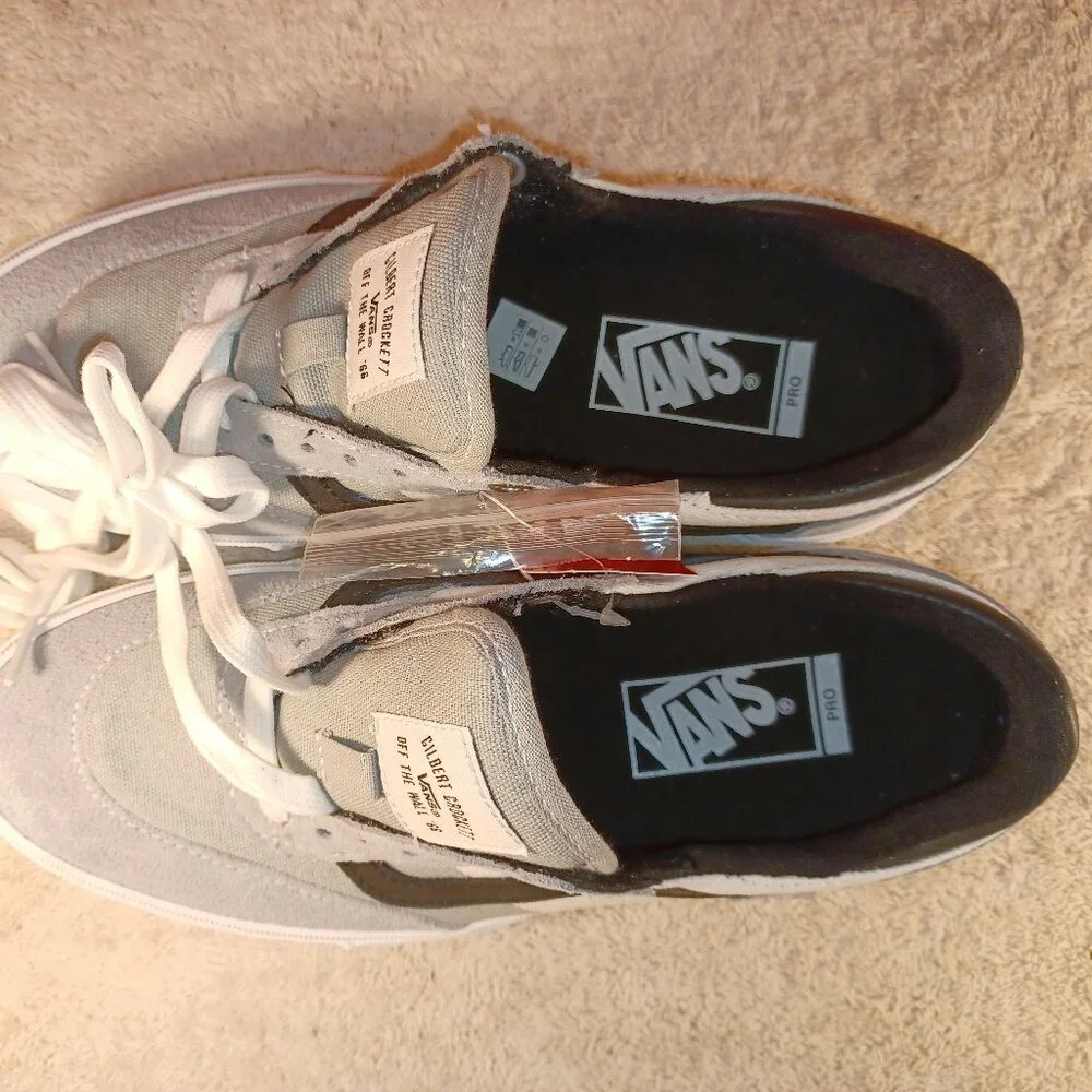 Vans Men's 6.5/Women's 8 Gilbert Crockett Pro Gray/White VN0A38CO0QO